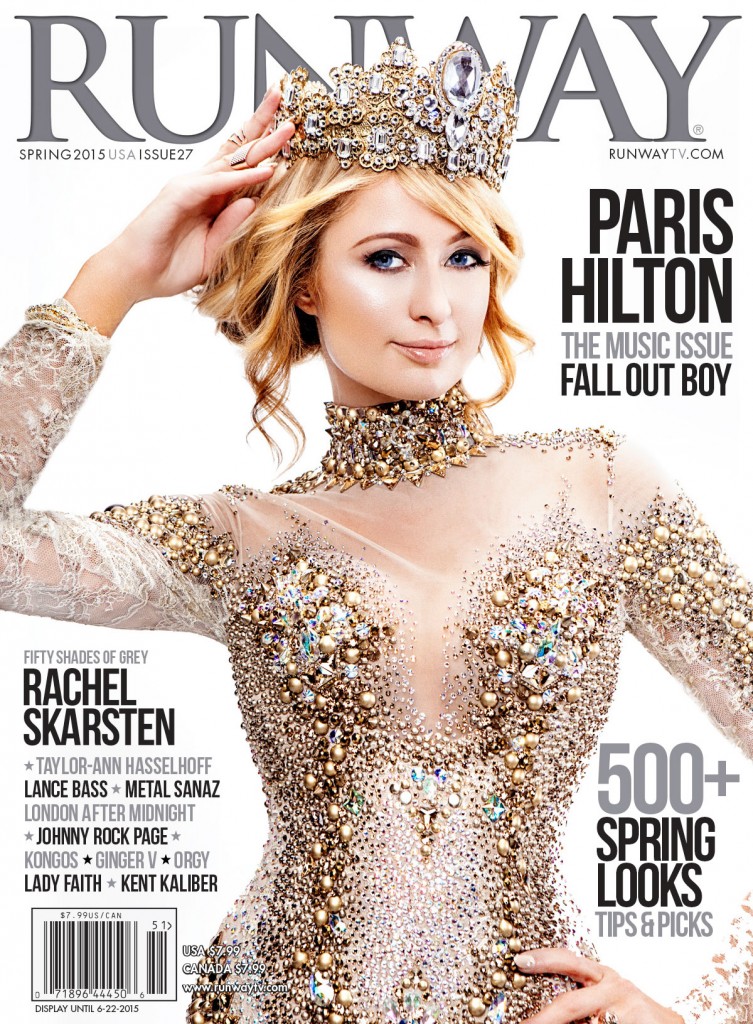 Paris Hilton RUNWAY cover