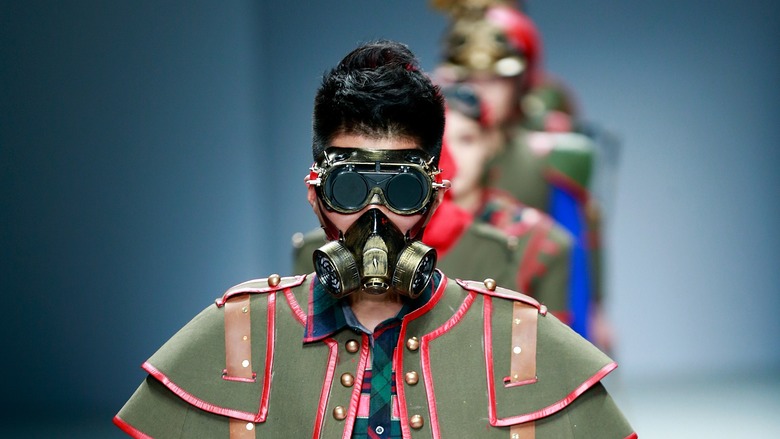 Gas Masks Hit The Runway