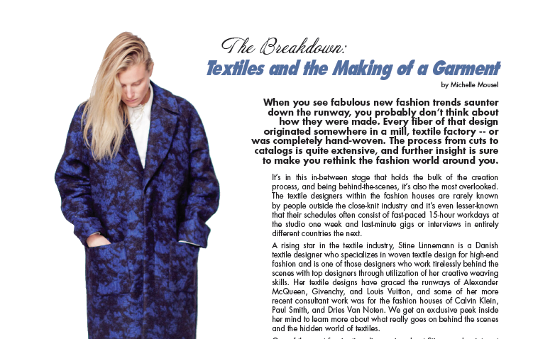 The Breakdown: Textiles and the Making of a Garment