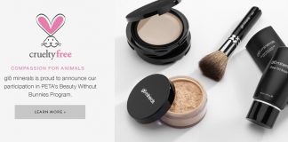 Glo Minerals Joins PETA’s Beauty Without Bunnies Program