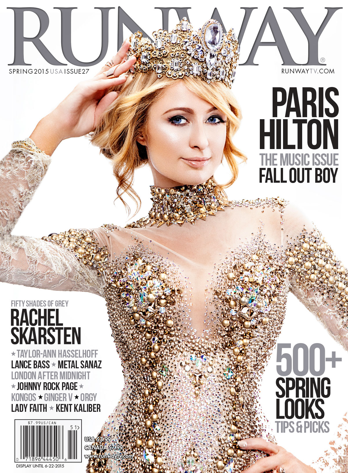 Runway Magazine with cover Paris Hilton
