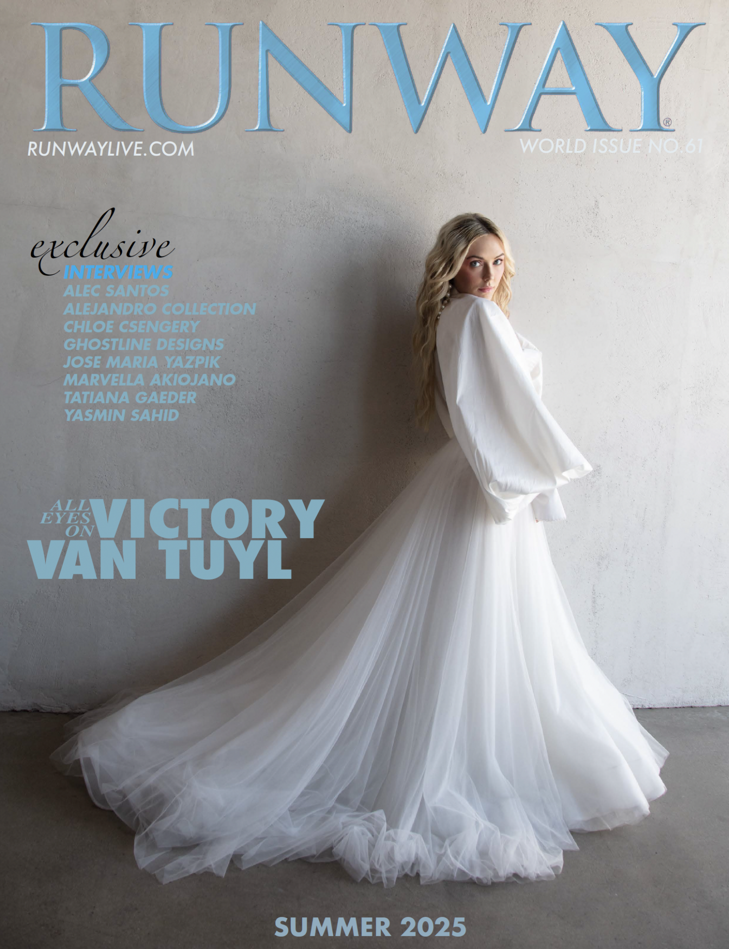 Runway-Magazine-Summer-2025 Runway Magazine Summer 2025 with cover Victory Van Tuyl