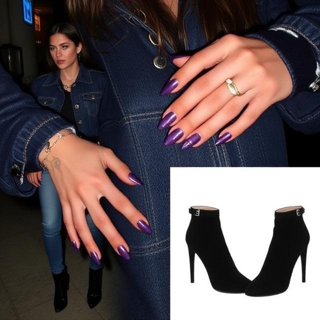Dua Lipa Nails Dark Denim in Stunning Night-Out Look Dua Lipa Nails Dark Denim in Stunning Night-Out Look