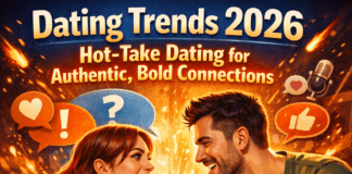 Illustration of Dating Trends 2026: Hot-Take Dating for Authentic, Bold Connections