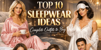 Runway Magazine Top 10 Sleepwear Ideas Runway Magazine graphic: Top 10 sleepwear ideas featuring stylish, comfortable sleepwear outfits for men and women
