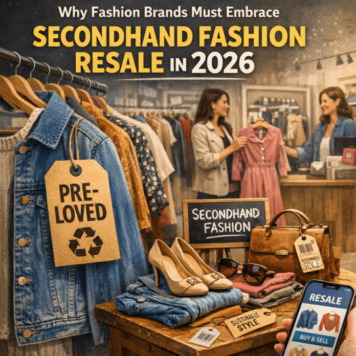 2026 Secondhand Fashion Resale Trends for Brands Illustration of Why Fashion Brands Must Embrace Secondhand Fashion Resale in 2026