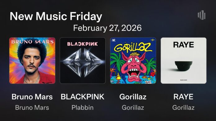 New Music Friday- Bruno Mars, RAYE, BLACKPINK, Gorillaz and More