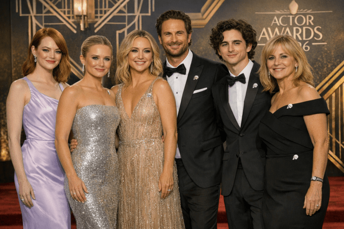 Actor Awards 2026 Red Carpet Fashion Actor Awards 2026 Red Carpet Fashion