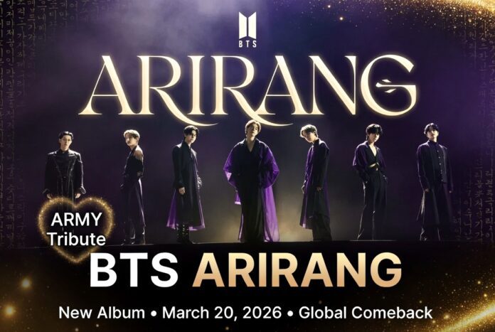 BTS ARIRANG Album- A Defining 2026 Comeback