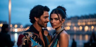 Emily Ratajkowski and Romain Gavras - Relationship Public