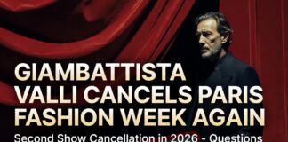 Giambattista Valli Withdraws Again- Paris Fashion Week Absence
