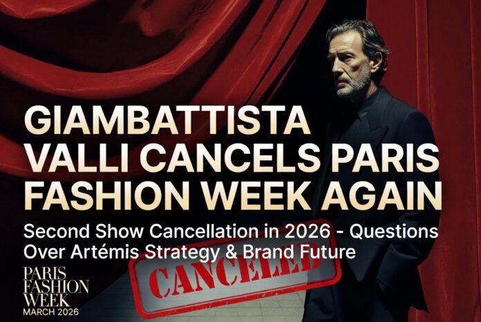 Giambattista Valli Withdraws Again- Paris Fashion Week Absence