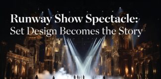 Runway Show Spectacle- Set Design Becomes the Story