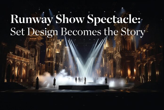 Runway Show Spectacle- Set Design Becomes the Story Runway Show Spectacle- Set Design Becomes the Story