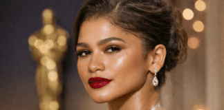 Zendaya Oscars Makeup 2026 Beauty: Dewy Glow and Bold Lip Zendayas Oscars makeup 2026 Beauty- Dewy Glow and Bold Lip