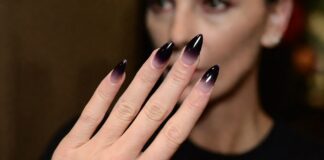 Charlize Theron Dark Manicure Starts New Spring Trend