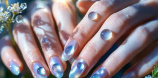 Fairycore “Dewdrop Nails” Are the Viral Spring Manicure Trend Fairycore “Dewdrop Nails” Are the Viral Spring Manicure Trend
