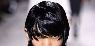 Jil Sanders Beauty Direction - Red Lips and Wet-Look