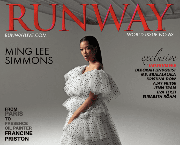 Runway Magazine Spring 2026 Ming Lee Simmons cover