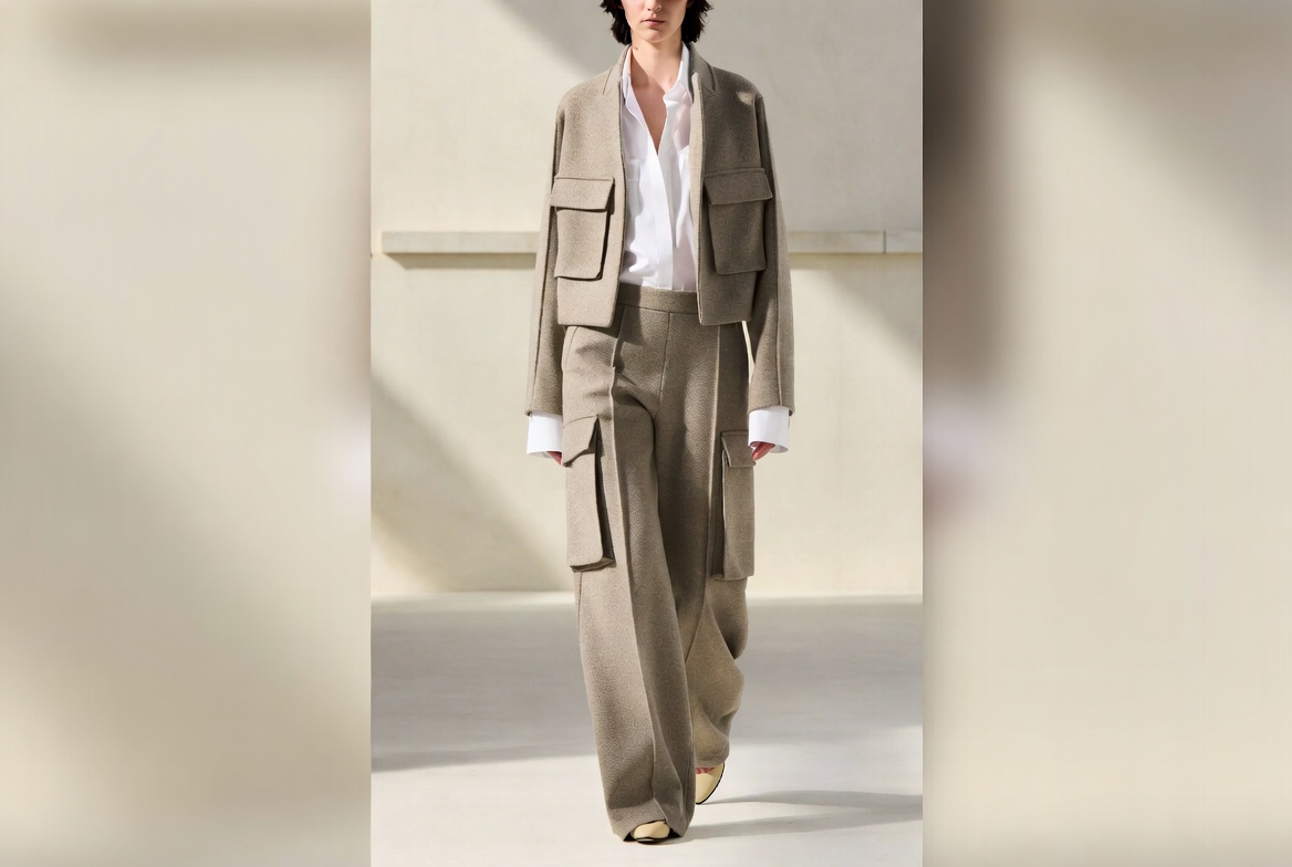 Wide-Leg Cargo Pants-The Quiet Revolution Reshaping Spring 1