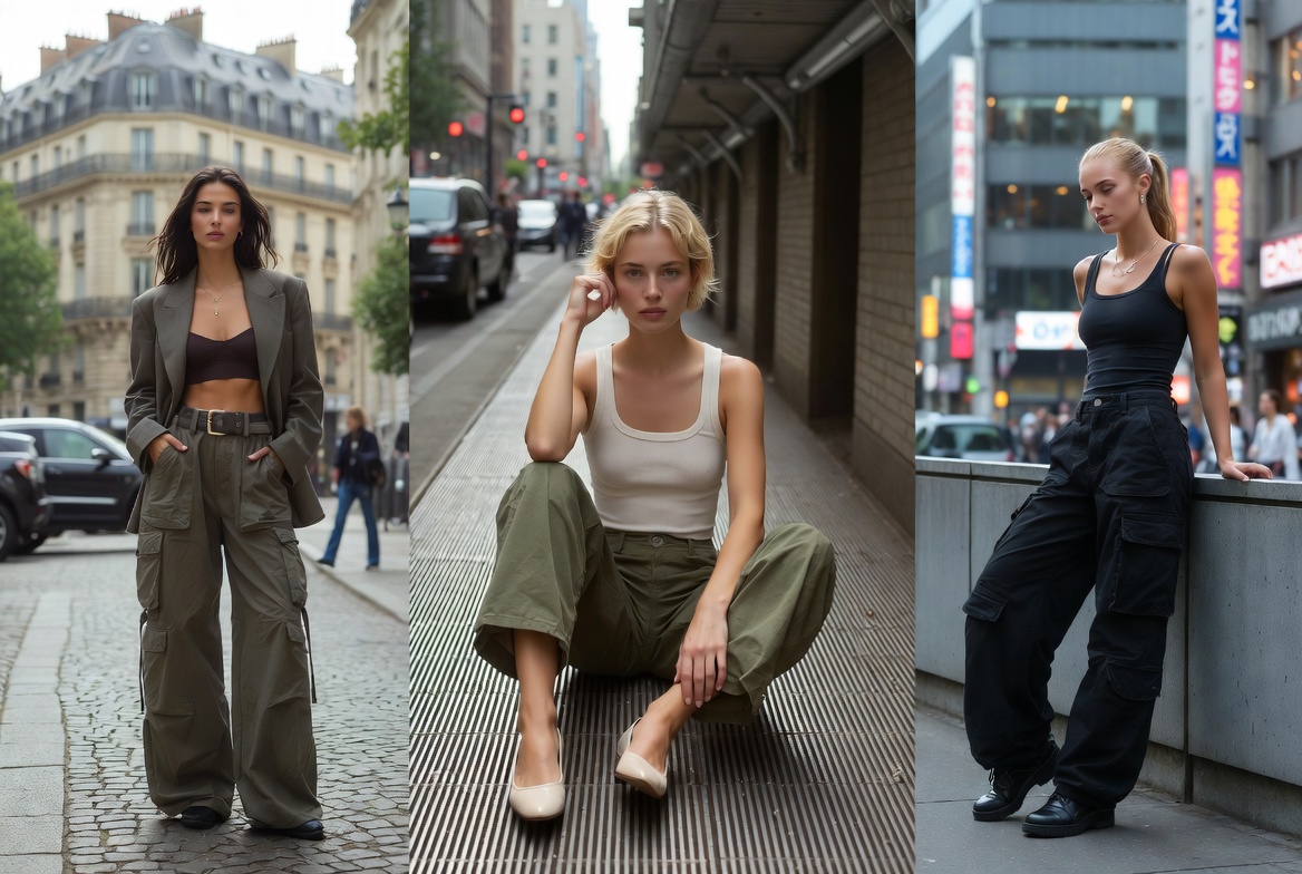 Wide-Leg Cargo Pants-The Quiet Revolution Reshaping Spring 5