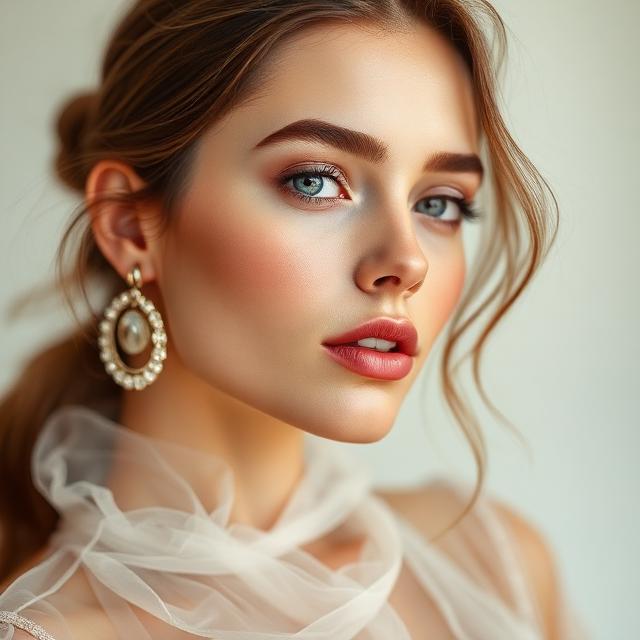 Dior Lip Oil Review-Why It’s Viral in 2026 Fashion model with glossy hydrated lips in a luxury editorial beauty shoot