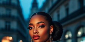 Luxury fashion editorial inspired by Ayo Edebiri’s celebrity-to-model crossover era in 2026
