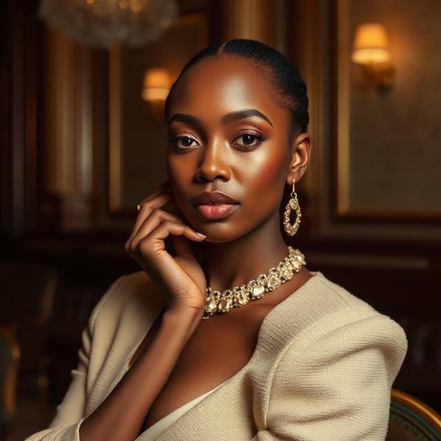 ayo-edebiri-model-campaign-fashion-2026 Ayo Edebiri posing in a luxury fashion editorial campaign in 2026