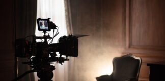 Celebrity Docuseries Continue Dominating Entertainment Culture and Streaming Audiences Behind-the-scenes documentary film crew setting up an intimate celebrity interview in a sophisticated studio representing the celebrity documentaries streaming boom of 2026