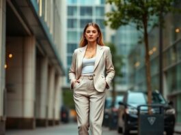 Hailey Bieber inspired minimalist street style featuring capri pants and clean girl aesthetic fashion