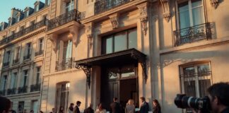 How to Get Invited to Paris Fashion Week Credentialed fashion press arriving at a Paris Fashion Week venue representing Runway Magazine's complete guide on how to get invited to Paris Fashion Week