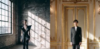 London Fashion Week vs Paris: Key Differences in Style Split editorial image contrasting a London Fashion Week avant-garde runway show with a grand Paris Fashion Week salon presentation, illustrating the key style differences between the two cities
