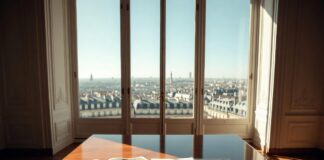 Fashion Business Hub: The Economics, Power & Future of the Luxury Industry A boardroom table with fashion lookbook and financial documents representing Runway Magazine's complete luxury fashion industry hub covering economics power and the future of luxury