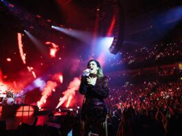 Madison Beer performing during her Locket world tour in 2026