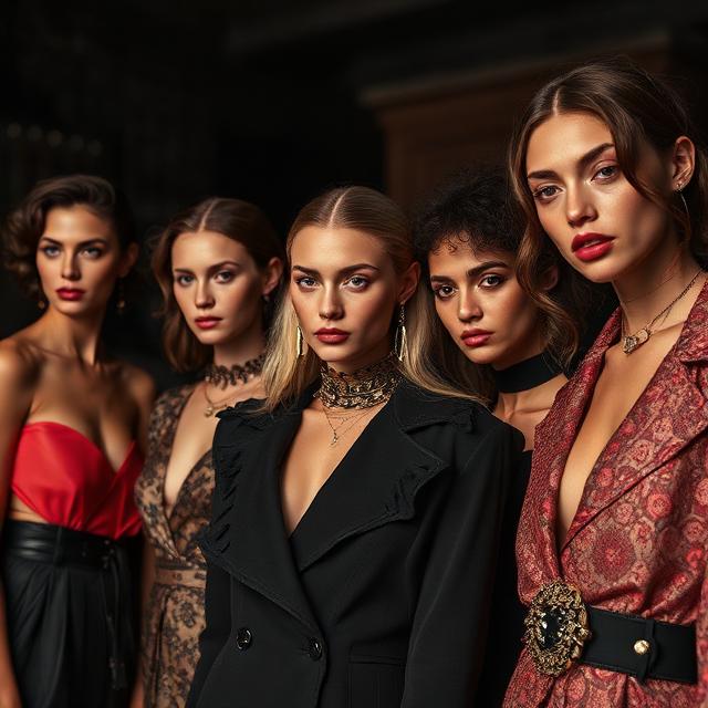 The New Generation of Fashion Models in 2026 Diverse emerging runway models posing in a luxury fashion editorial inspired by 2026 campaign trends